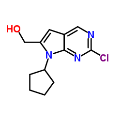 (2-chloro-7-cyclopentyl-7H-pyrrolo[2,3-d]pyrimidin-6-yl)methanol