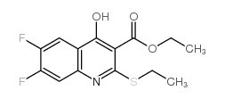 Ethyl 6,7-difluoro-2-ethylmercapto-4-hydroxyquinoline-3-carboxylate 第1张