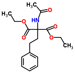 diethyl 2-acetamido-2-(2-phenylethyl)propanedioate
