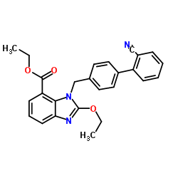 Ethyl 1-((2'-cyano-[1,1'-biphenyl]-4-yl)methyl)-2-ethoxy-1H-benzo[d]imidazole-7-carboxylate 第1张