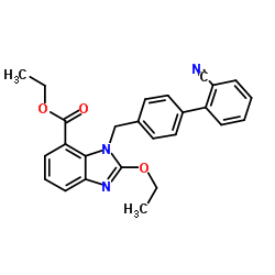 Ethyl 1-((2'-cyano-[1,1'-biphenyl]-4-yl)methyl)-2-ethoxy-1H-benzo[d]imidazole-7-carboxylate