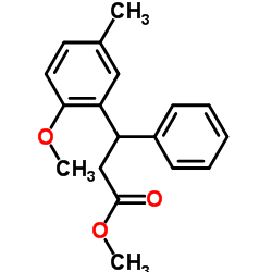 methyl 3-(2-methoxy-5-methylphenyl)-3-phenylpropanoate