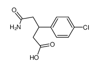 CAS:1141-23-7 3-(4-CHLOROPHENYL)-GLUTARIC ACID MONOAMIDE 第1张