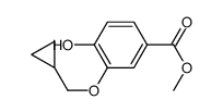 Methyl 3-(cyclopropylmethoxy)-4-hydroxybenzoate 第1张