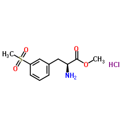 methyl (S)-2-amino-3-(3-(methylsulfonyl)phenyl)propanoate hydrochloride 第1张