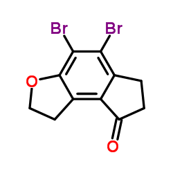 CAS:196597-77-0 4,5-dibromo-1,2,6,7-tetrahydrocyclopenta[e][1]benzofuran-8-one 第1张