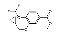 Methyl 3-(cyclopropylmethoxy)-4-(difluoromethoxy)benzoate