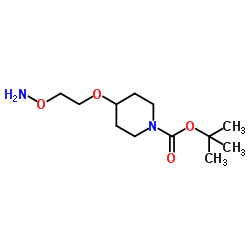 4-[2-(Aminooxy)ethoxy]-1-piperidinecarboxylic acid 1,1-dimethylethyl ester