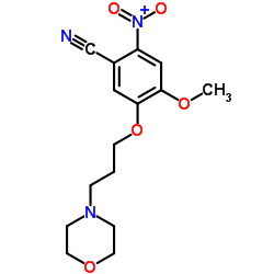 4-methoxy-5-(3-morpholin-4-ylpropoxy)-2-nitrobenzonitrile
