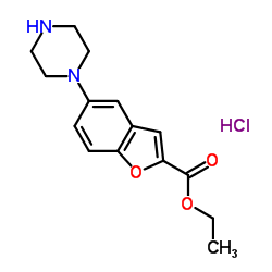 Ethyl 5-(piperazin-1-yl)benzofuran-2-carboxylate hydrochloride