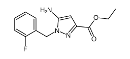 Ethyl 5-amino-1-(2-fluorobenzyl)-1H-pyrazole-3-carboxylate