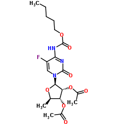 5'-Deoxy-5-fluoro-N-[(pentyloxy)carbonyl]cytidine 2',3'-diacetate 第1张