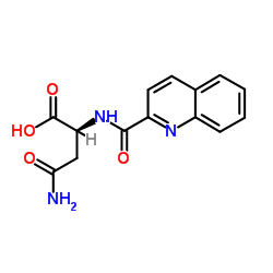 (2S)-2-[(quinoline-2-carbonyl)-amino]-succinamic acid