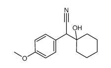 2-(1-hydroxycyclohexyl)-2-(4-methoxyphenyl)acetonitrile