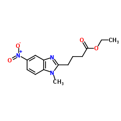 ethyl 4-(1-methyl-5-nitrobenzimidazol-2-yl)butanoate