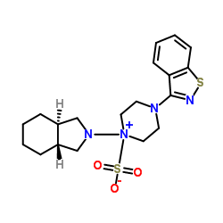  4-(1,2-Benzothiazol-3-yl)-1-[(3aR,7aR)-octahydro-2H-isoindol-2-yl ]piperazin-1-ium-1-sulfonate
