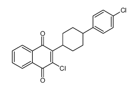 2-chloro-3-[4-(4-chlorophenyl)cyclohexyl]naphthalene-1,4-dione