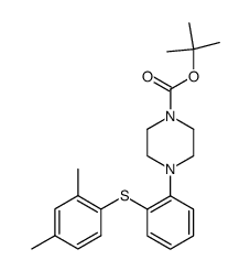 4-[2-(2,4-dimethylphenylsulfanyl)phenyl]piperazine-1-carboxylic acid tert-butyl ester 第1张