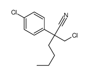 2-(chloromethyl)-2-(4-chlorophenyl)hexanenitrile