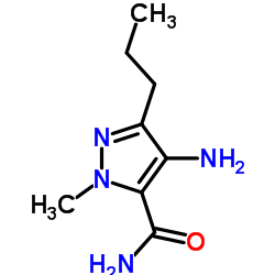 4-Amino-1-methyl-3-propyl-1H-pyrazole-5-carboxamide 第1张