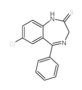 CAS:4547-02-8 7-chloro-1,3-dihydro-5-phenyl-2H-1,4-benzodiazepine-2-thione 第1张