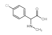 4-CHLORO-α-(METHYLAMINO)BENZENE ACETIC ACID 第1张