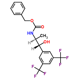 benzyl N-[(1R,2S)-1-[3,5-bis(trifluoromethyl)phenyl]-1-hydroxypropan-2-yl]carbamate 第1张