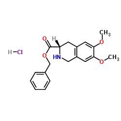 benzyl (3S)-6,7-dimethoxy-1,2,3,4-tetrahydroisoquinoline-3-carboxylate,hydrochloride