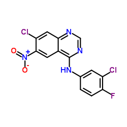 7-chloro-N-(3-chloro-4-fluorophenyl)-6-nitroquinazolin-4-amine