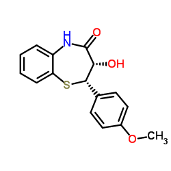 (2S-cis)-(+)-2,3-Dihydro-3-hydroxy-2-(4-methoxyphenyl)-1,5-benzothiazepin-4(5H)-one 第1张