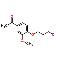 1-[4-(3-chloropropoxy)-3-methoxyphenyl]ethanone