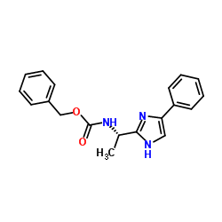 [1-(4-phenyl-1H-imidazol-2-yl)-ethyl]-carbamic acid benzyl ester