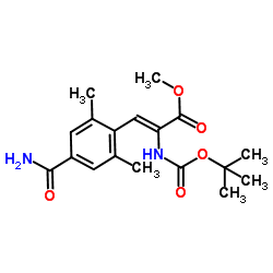 (Z)-methyl 2-((tert-butoxycarbonyl)amino)-3-(4-carbamoyl-2,6-dimethylphenyl)acrylate