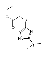 ethyl 2-[(5-tert-butyl-1H-1,2,4-triazol-3-yl)sulfanyl]acetate