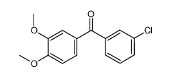 (3-chlorophenyl)-(3,4-dimethoxyphenyl)methanone