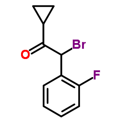 2-bromo-1-cyclopropyl-2-(2-fluorophenyl)ethanone