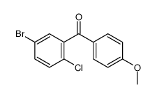 (5-bromo-2-chlorophenyl)-(4-methoxyphenyl)methanone