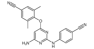 4-[6-amino-2-(4-cyanoanilino)pyrimidin-4-yl]oxy-3,5-dimethylbenzonitrile 第1张