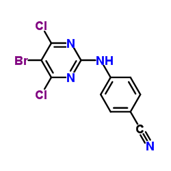 4-[(5-bromo-4,6-dichloropyrimidin-2-yl)amino]benzonitrile 第1张