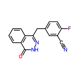 CAS:1021298-68-9 2-Fluoro-5-((4-oxo-3,4-dihydrophthalazin-1-yl)methyl)benzonitrile 第1张