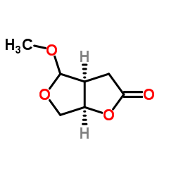 (3aS,6aR)-4-methoxy-3a,4,6,6a-tetrahydro-3H-furo[2,3-c]furan-2-one 第1张