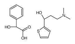 (1S)-3-(dimethylamino)-1-thiophen-2-ylpropan-1-ol,(2S)-2-hydroxy-2-phenylacetic acid