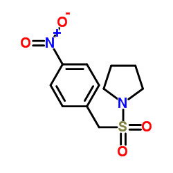 1-[(4-nitrophenyl)methylsulfonyl]pyrrolidine