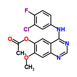 4-((3-Chloro-4-fluorophenyl)amino)-7-methoxyquinazolin-6-yl acetate