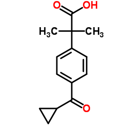 2-[4-(cyclopropanecarbonyl)phenyl]-2-methylpropanoic acid
