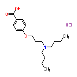 4-[3-(Dibutylamino)propoxy]benzoic acid hydrochloride