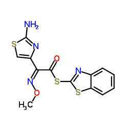 S-2-Benzothiazolyl 2-amino-alpha-(methoxyimino)-4-thiazolethiolacetate