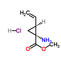 CAS:259214-58-9 (1R,2S)-Methyl 1-amino-2-vinylcyclopropanecarboxylate HCl 第1张