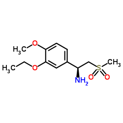 (1S)-1-(3-ethoxy-4-methoxyphenyl)-2-methylsulfonylethanamine