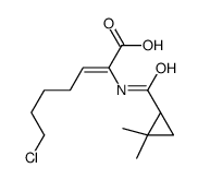 7-Chloro-2-[[[(1S)-2,2-dimethylcyclopropyl]carbonyl]amino]-2-heptenoic acid